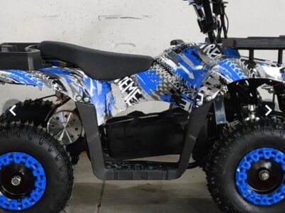 Electric quad 36v 12v/12Ahx3 36v 500w Controller Blue
