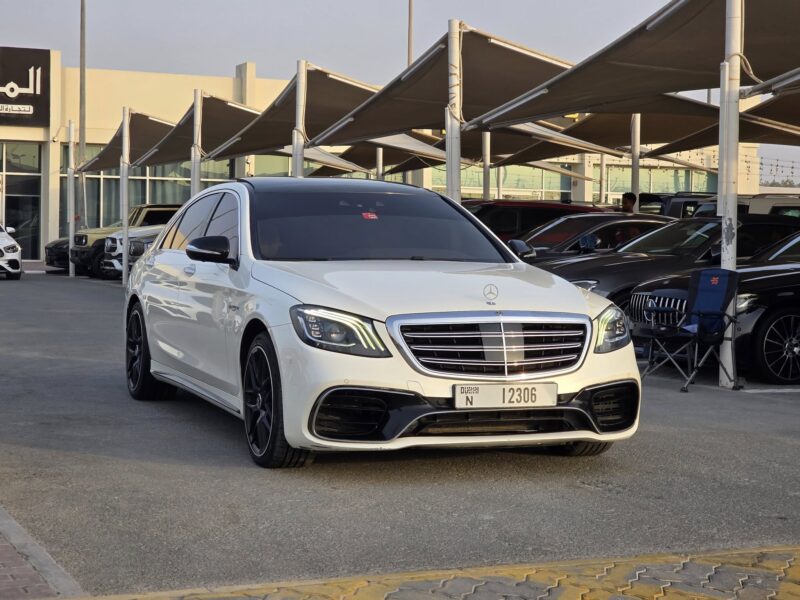 Mercedes-Benz S550 4.7-liter Twin-Turbocharged V8 Engine 2015 White Tan