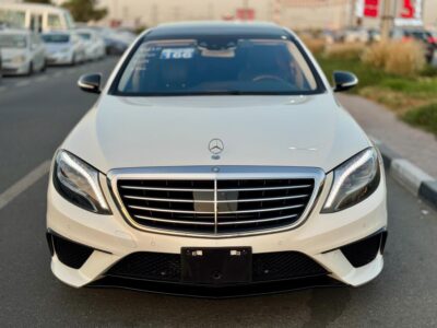 2014 Mercedes-Benz S 550 4.7L V8 Bi-Turbo White Black