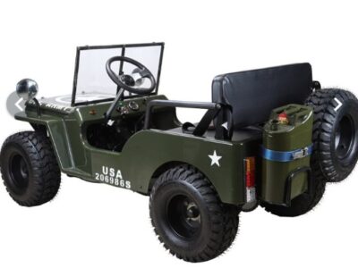 Mini Jeep 150CC 3+1 Gears Air Cooled Single Cylinder 4 stroke Green