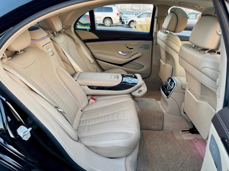 MERCEDES-Benz S 500 4.7L twin-turbocharged V8 Engine Black Beige 2014