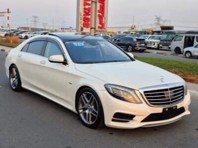2014 Mercedes-Benz S-Class S 550 8 Cylinder Engine White Black
