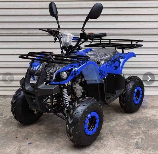 Mini Atv 125CC Single Cylinder 4-stroke air cooled Blue