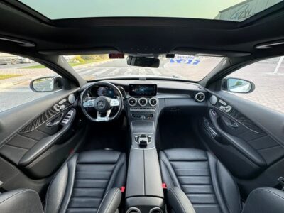 2019 Mercedes-Benz C-Class C43 AMG 6 Cylinder Engine White Black