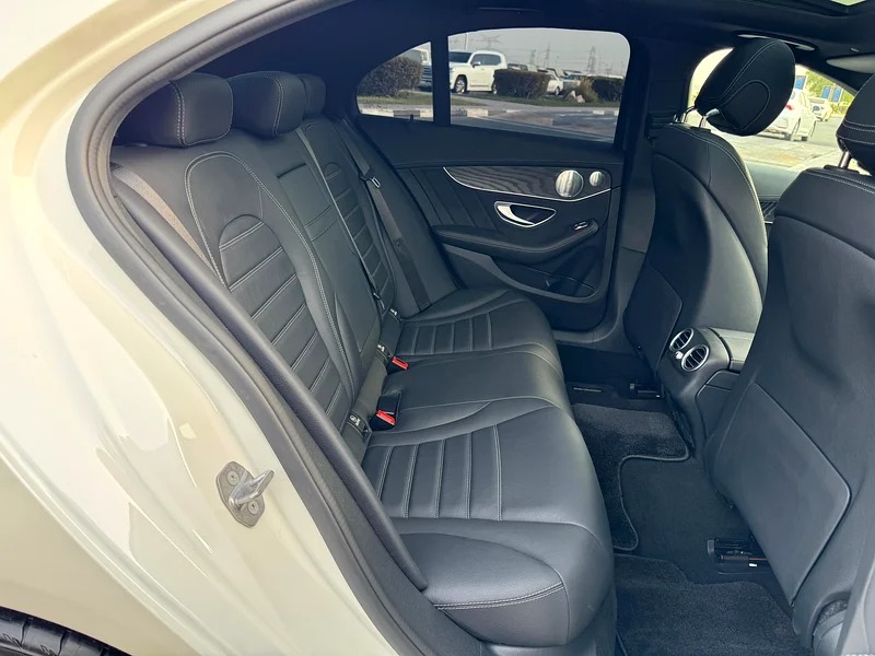 2019 Mercedes-Benz C-Class C43 AMG 6 Cylinder Engine White Black