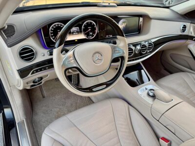 MERCEDES-Benz S 500 4.7L twin-turbocharged V8 Engine Black Beige 2014