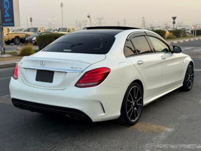 2016 Mercedes-Benz C-Class C43 AMG 4Matic White Red in Perfect Condition