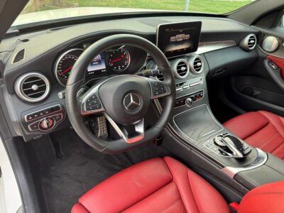 2016 Mercedes-Benz C-Class C43 AMG 4Matic White Red in Perfect Condition