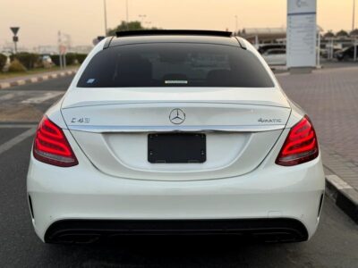 2016 Mercedes-Benz C-Class C43 AMG 4Matic White Red in Perfect Condition