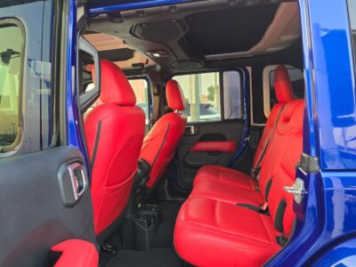 2019 Jeep Wrangler Sahara Blue Red American Specs