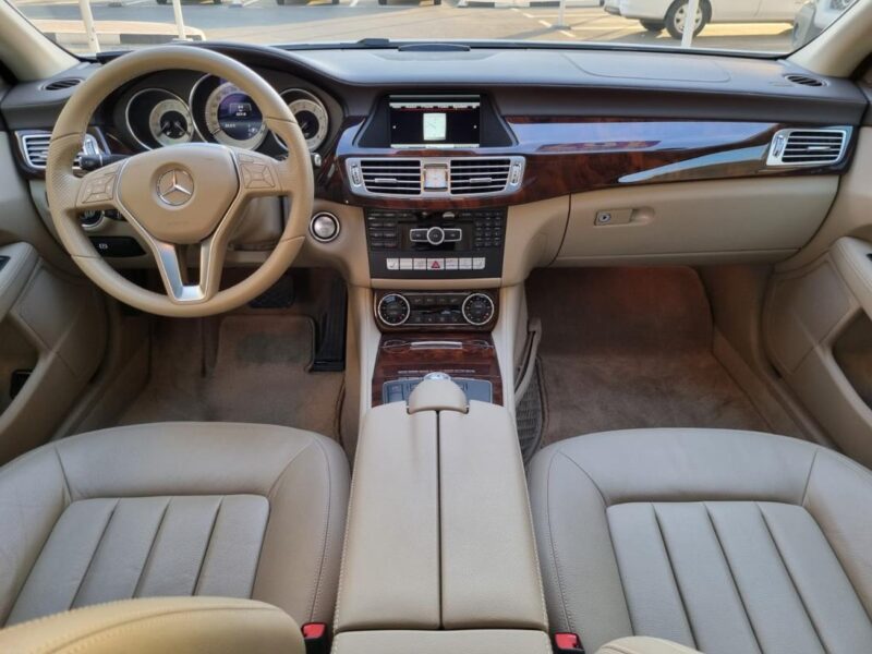 2014 Mercedes-Benz CLS 350 3.5L V6 Engine White Beige