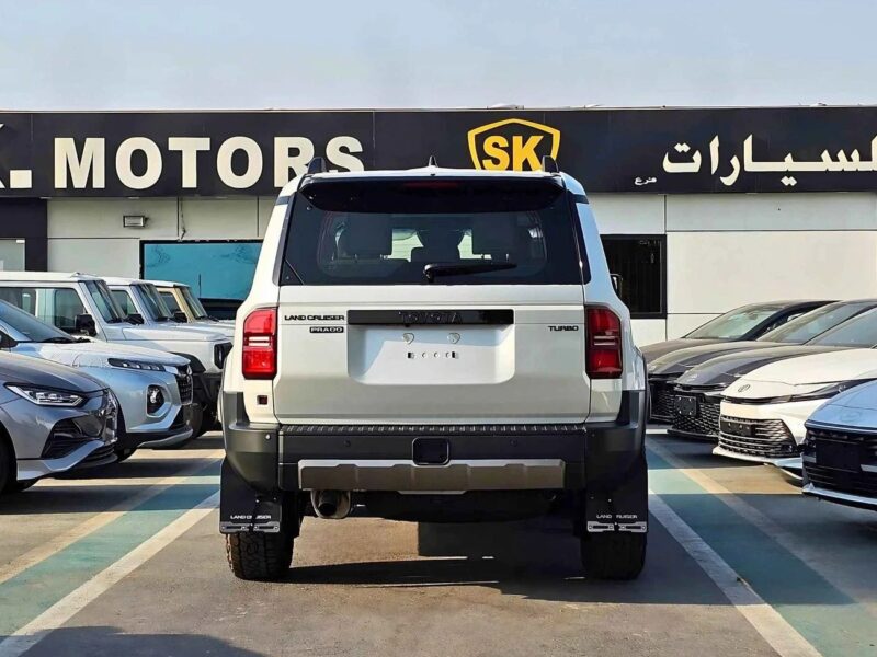 2025 Toyota Prado ADVENTURE TURBO 2.8L V4 DIESEL GCC Specs White Tan