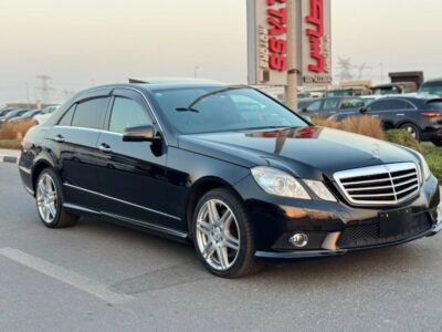 2009 MERCEDES BENZ E550 AMG BODY KIT V8 AUCTION GRADE 4/B Black