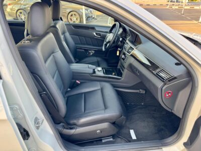 2012 Mercedes-Benz E 350 3.5 Liters V6 Engine White Black