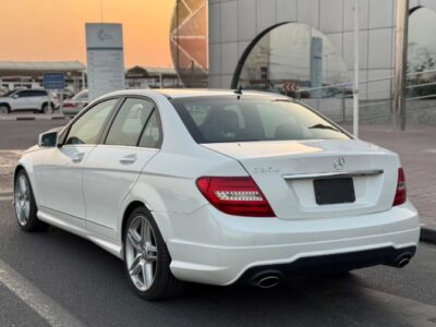 2014 MERCEDES BENZ C350 V6 Body Kit AMG AUCTION GRADE 4/B White Black