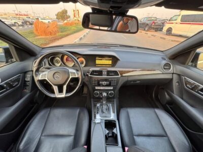 2012 MERCEDES BENZ C350 V6 AUCTION GRADE 4/B Black