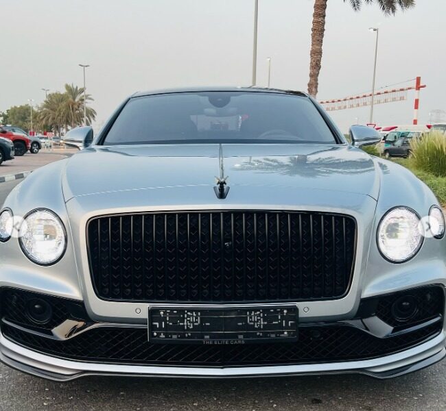 2021 BENTLEY FLYING SPUR 6.0L Twin-Turbo W12 Engine Silver Black