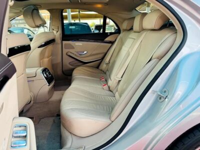 2015 Mercedes-Benz S-Class S 400 h Neat and Clean Car Silver Beige