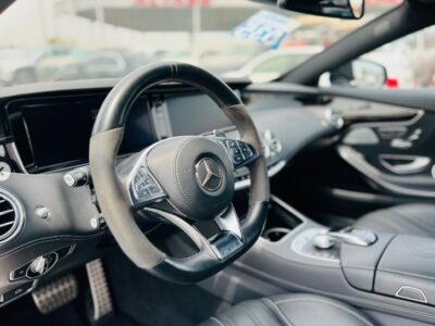2017 MERCEDES BENZ S63 COUPE AMG 5.5L V8 biturbo Engine Black