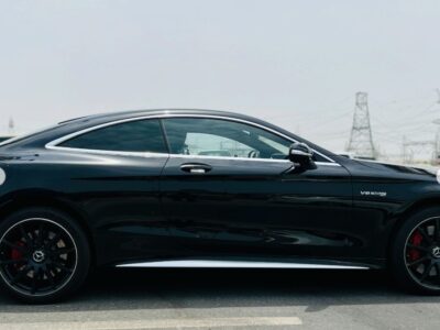 2017 MERCEDES BENZ S63 COUPE AMG 5.5L V8 biturbo Engine Black