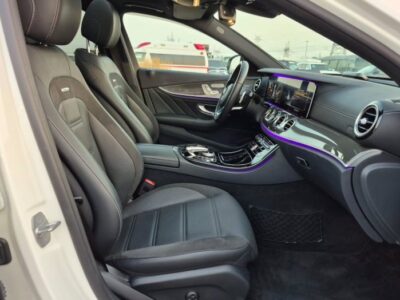 2018 MERCEDES BENZ E43 AMG V6 AUCTION GRADE 4.5/B White Black