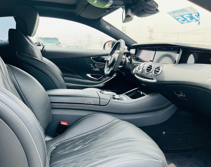 2017 MERCEDES BENZ S63 COUPE AMG 5.5L V8 biturbo Engine Black
