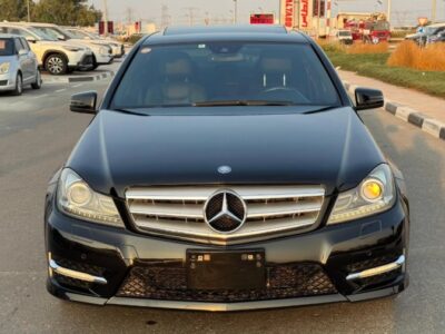 2012 MERCEDES BENZ C350 V6 AUCTION GRADE 4/B Black