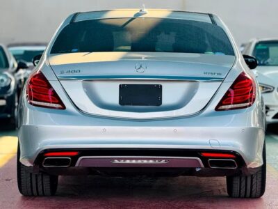 2015 Mercedes-Benz S-Class S 400 h Neat and Clean Car Silver Beige