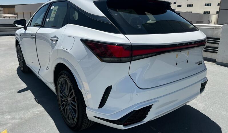 2024 Lexus RX 500h 2.4L inline 4-cylinder Hybrid Engine White Red