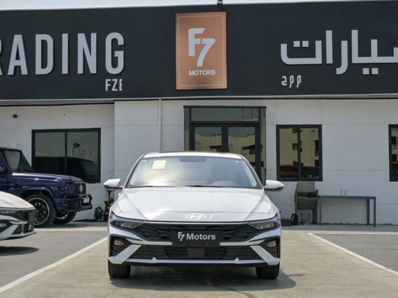 Hyundai Elantra 2025 Hyundai Elantra 4 Cylinder Engine White Black