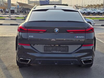 BMW X6 M50i V8 Twin Turbo Original M Kit 2022 Grey Brown GCC Specs