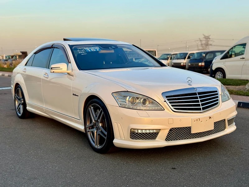 2010 Mercedes-Benz S-Class S 63 AMG White Black in Perfect Condition