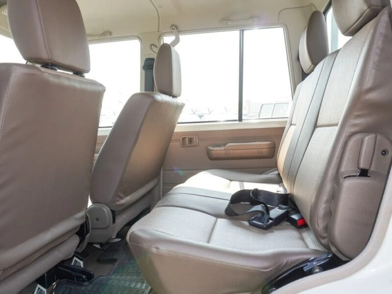 2025 Toyota Land Cruiser Pick Up White Brown Pick Up GCC Specs
