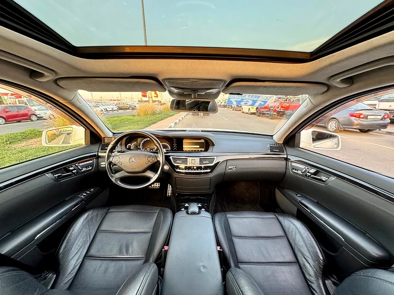 2010 Mercedes-Benz S-Class S 63 AMG White Black in Perfect Condition