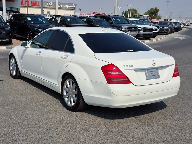 2006 Mercedes-Benz S-Class S 550 White Black in Perfect Condition