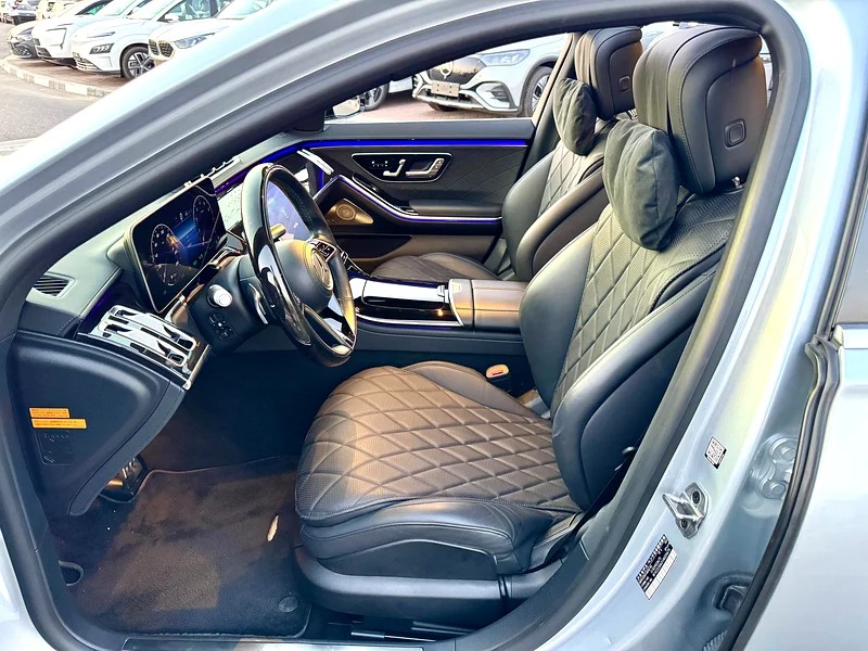 2021 Mercedes-Benz S-Class S 500 V6 S-Class S 500 Silver Black