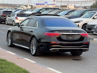 2021 Mercedes-Benz S-Class S 500l Full Option 4.5 Auction Grade Black Orange