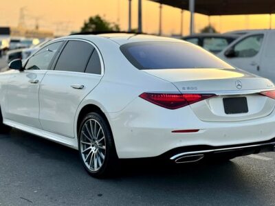 2022 Mercedes-Benz S-Class S 500l AUCTION GRADE 4.5/B White Black
