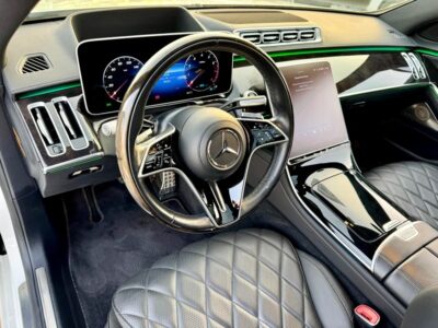 2022 Mercedes-Benz S-Class S 500l AUCTION GRADE 4.5/B White Black