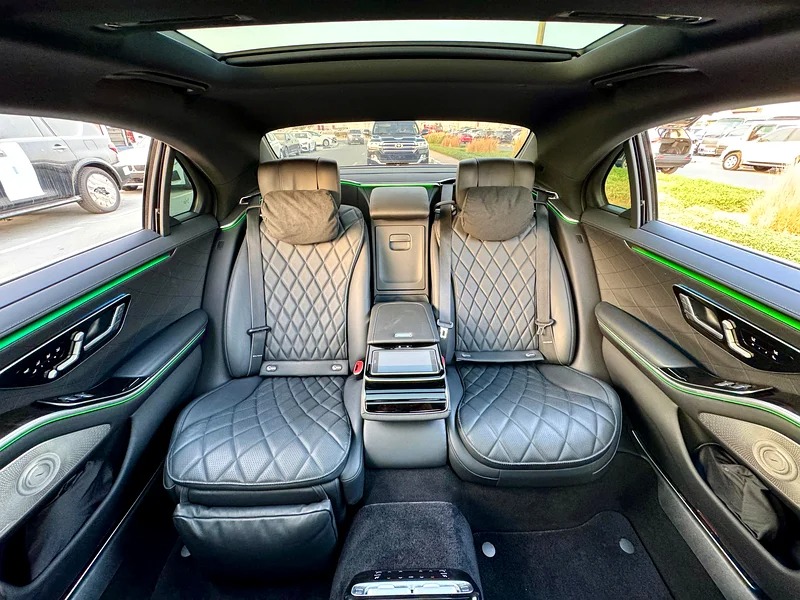 2022 Mercedes-Benz S-Class S 500l AUCTION GRADE 4.5/B White Black