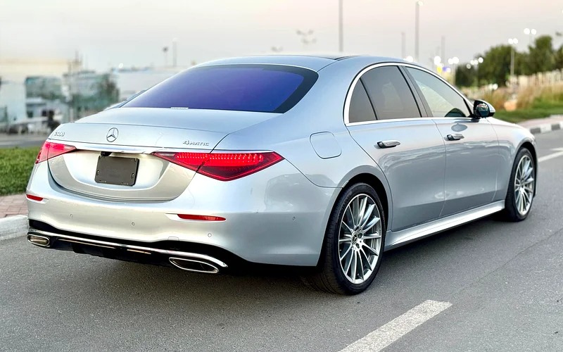 2021 Mercedes-Benz S-Class S 500 V6 S-Class S 500 Silver Black