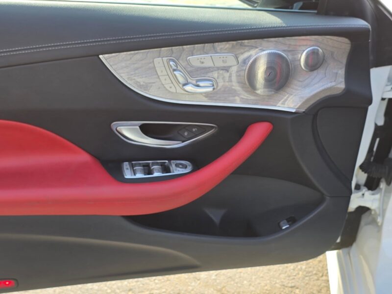 Mercedes-Benz E450 Coupe 2023 AMG SPORT RIMS Full specifications White Red