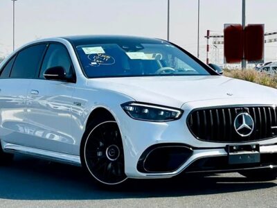 2025 Mercedes-Benz S-Class S 63 4Matic Plus E Performance White Beige