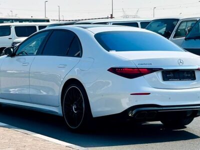 2025 Mercedes-Benz S-Class S 63 4Matic Plus E Performance White Beige
