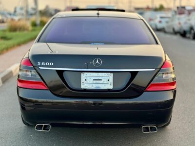 2009 Mercedes-Benz S 600 5.5 liters V12 BiTurbo Black Orange