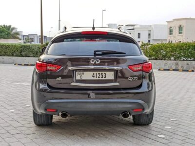 2017 Infiniti QX70 Luxury GCC Full Option TOP Premium Condition Brown
