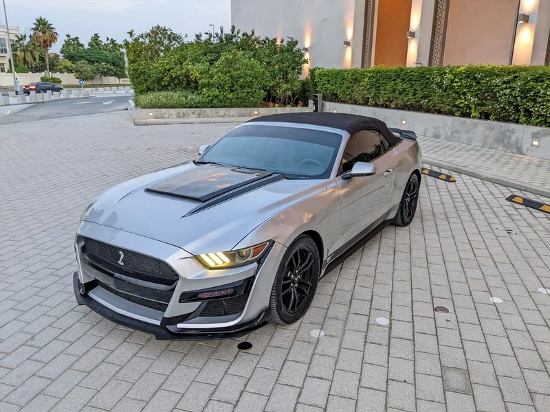 2016 Ford Mustang Ecoboost Immaculate Condition with Shelby Body Kit Silver Black