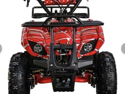 Mini Atv 49CC 2 Stroke Engine Pull start and Electric Start Blue