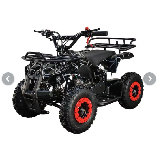 Mini Atv 49CC 2 Stroke Engine Pull start and Electric Start Blue