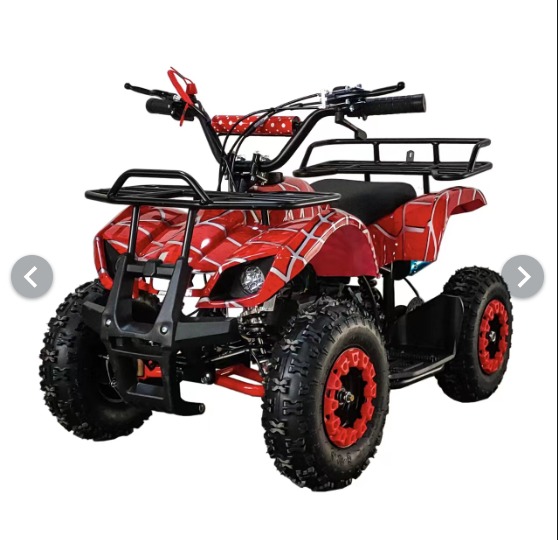Mini Atv 49CC 2 Stroke Engine Pull start and Electric Start Blue